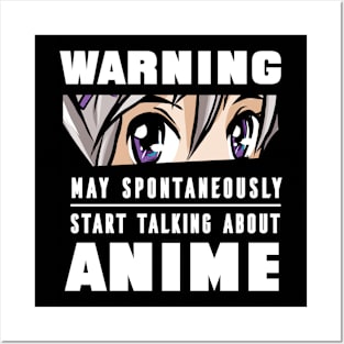 Anime Warning Posters and Art